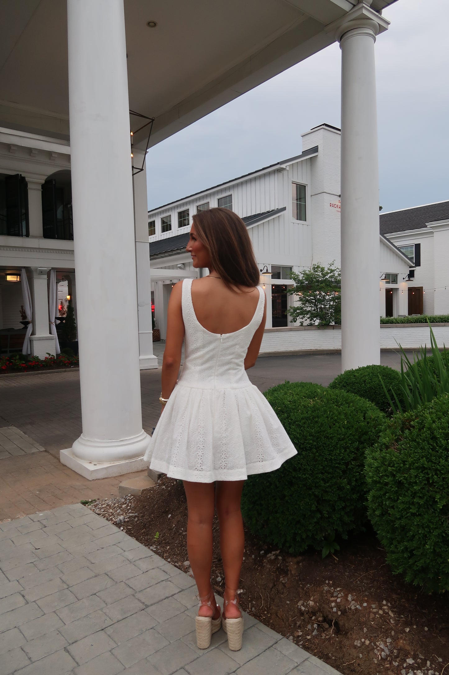Estelle Mini Dress | White
