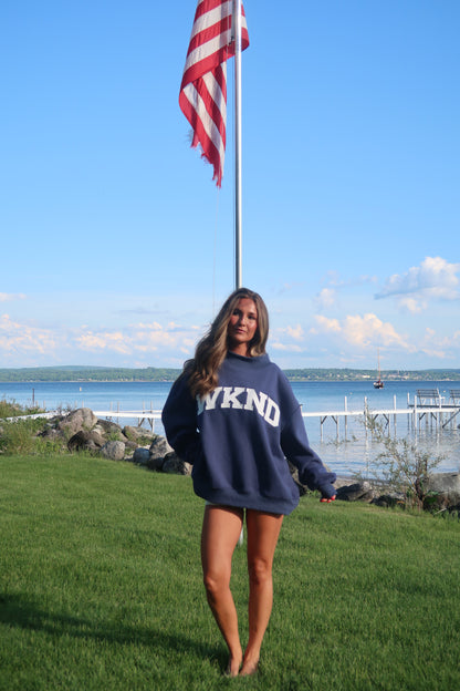 WKND CLUB Mockneck | Navy | PREORDER 6/26