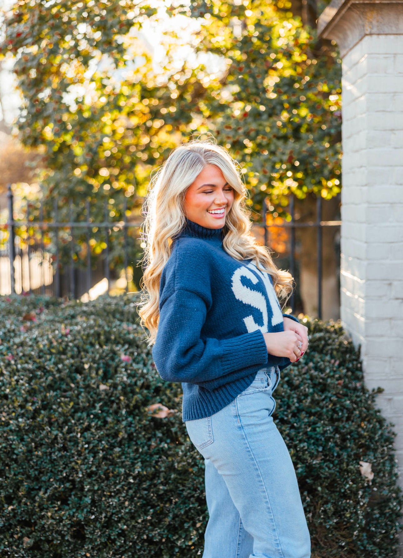 Jessi Navy Ski Sweater