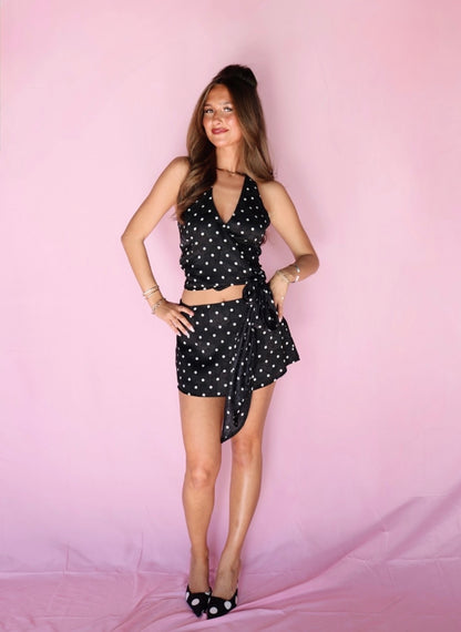 Sisi Polka Dot Set | Black