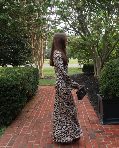 Gemma Zebra Maxi Dress | PREORDER 11/13