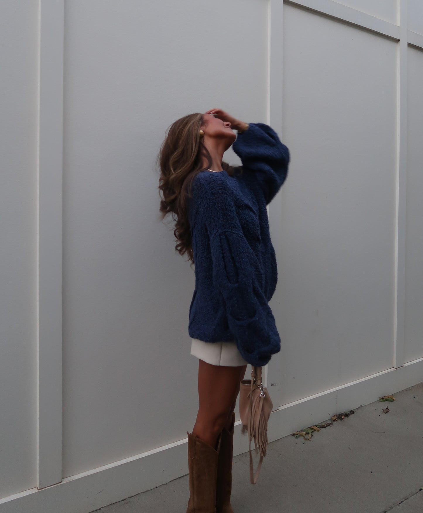 Amelia Chunky Sweater | Navy