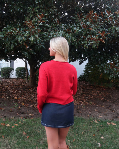 Mae Sweater | Red