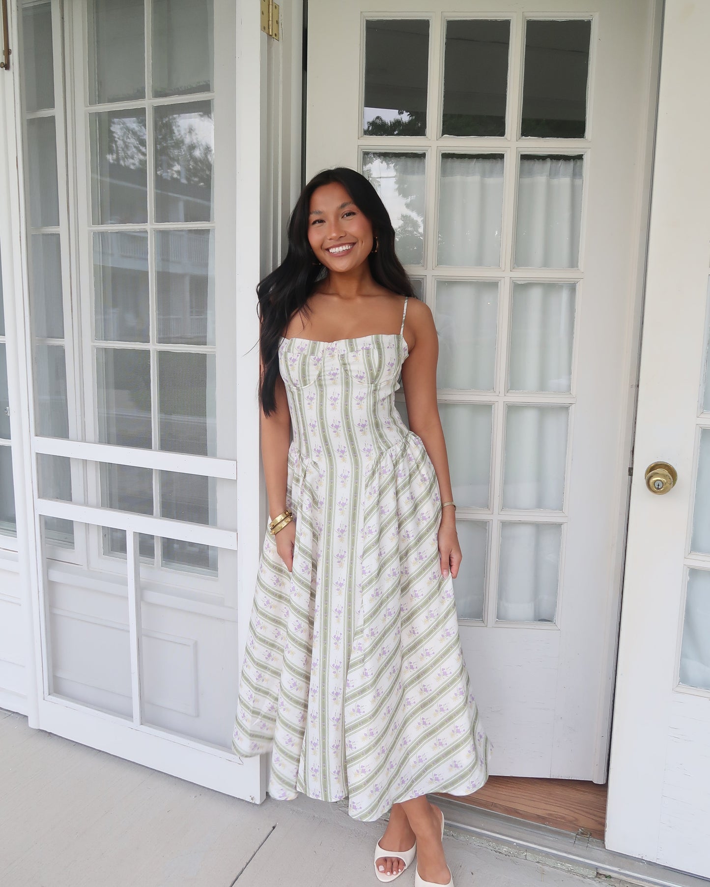 Harper Floral Midi Dress