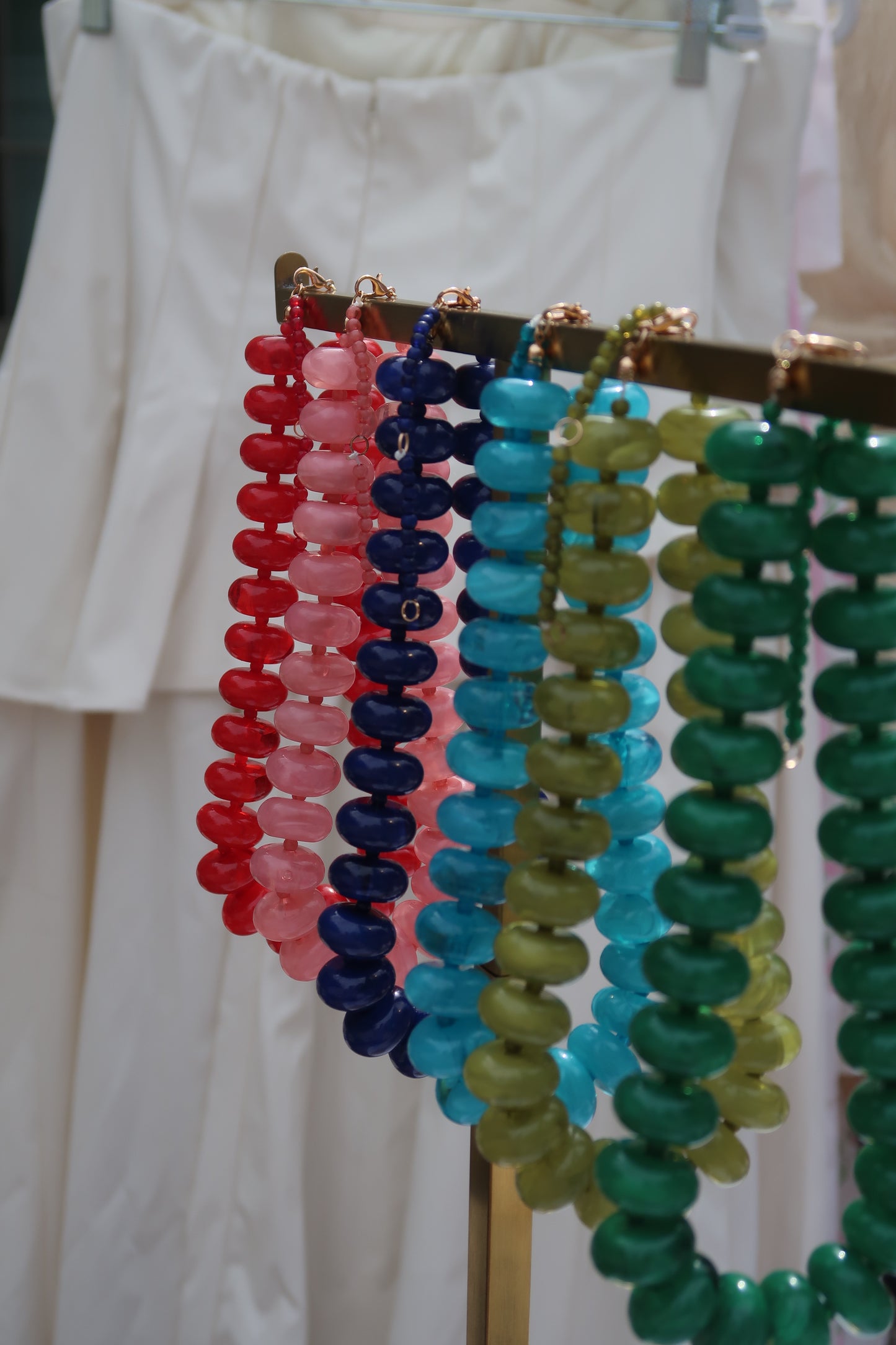 Palmer Chunky Necklace | Light Blue