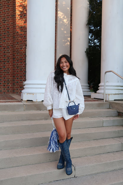 Sideline Long Sleeve Eyelet Set