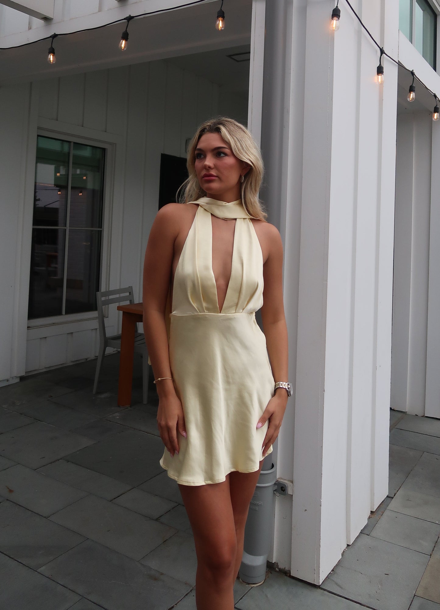 Andie Butter Yellow Dress