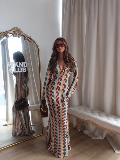 Palermo Crochet Cover Up Maxi Dress