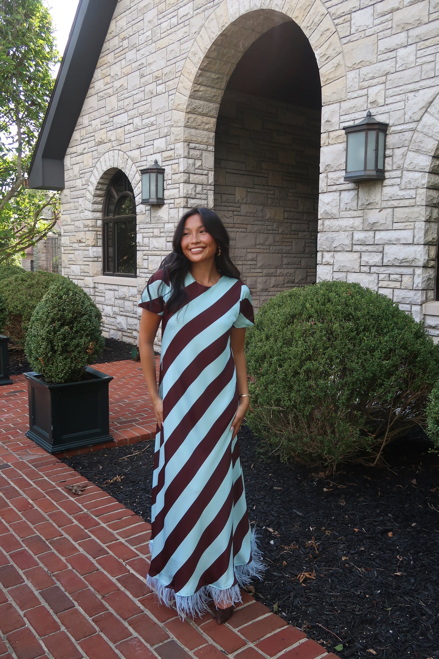 Sylvie Stripe Maxi Dress