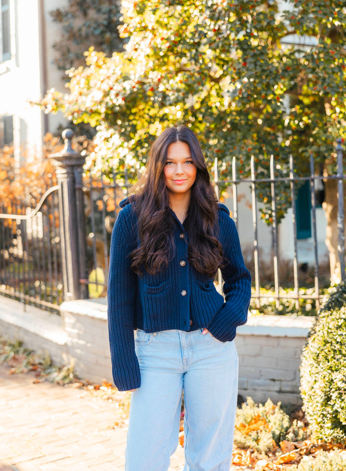 Mara Cardigan | Navy