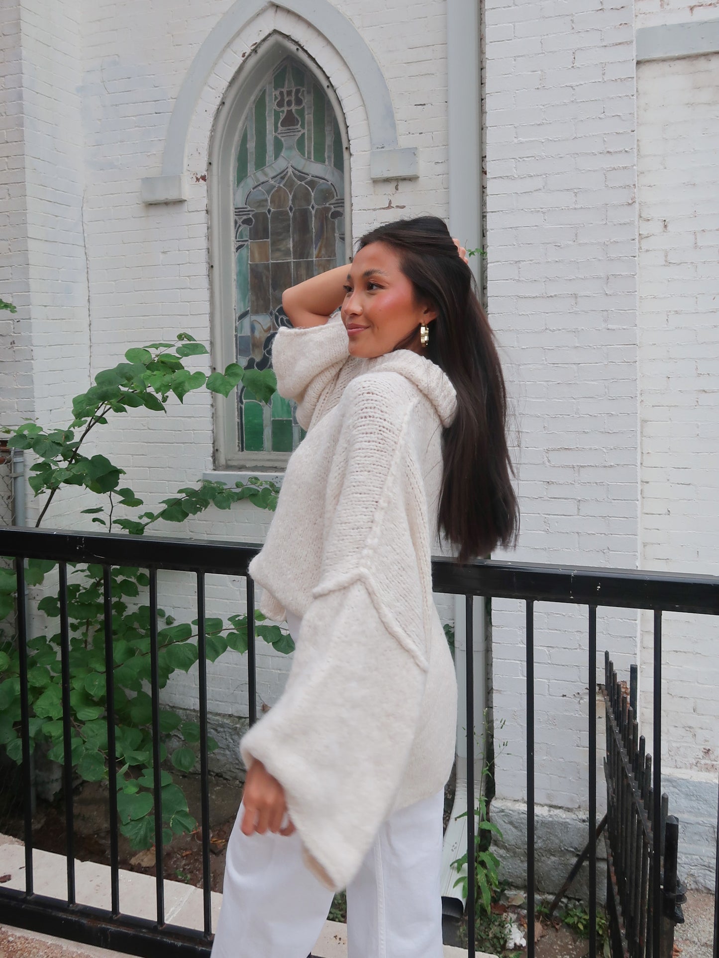 Adaline Chunky Sweater | Cream