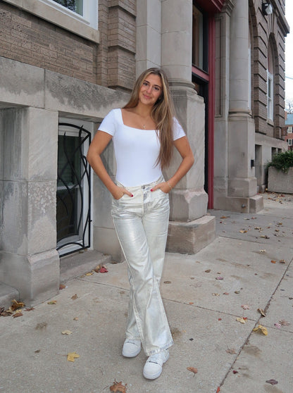 The Amalie Metallic Pants