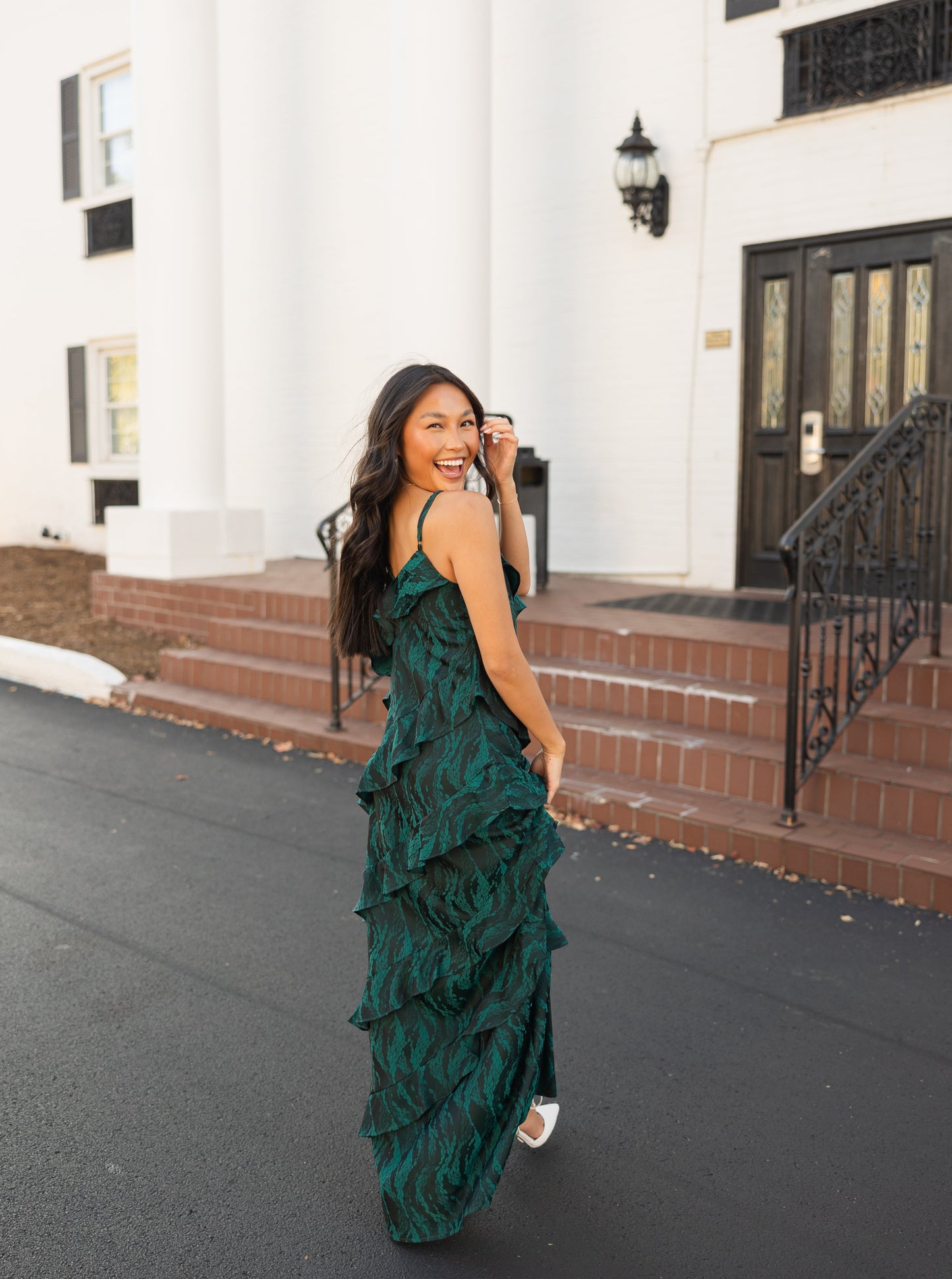 The Heidi Ruffle Maxi Dress