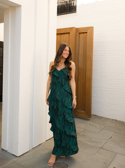 The Heidi Ruffle Maxi Dress