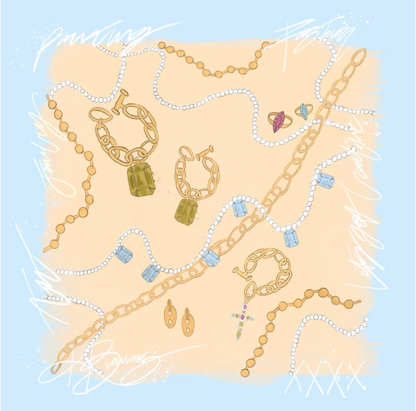 Scarf Necklace | Le Jewel | Horsebit