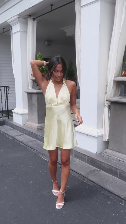 Andie Butter Yellow Dress