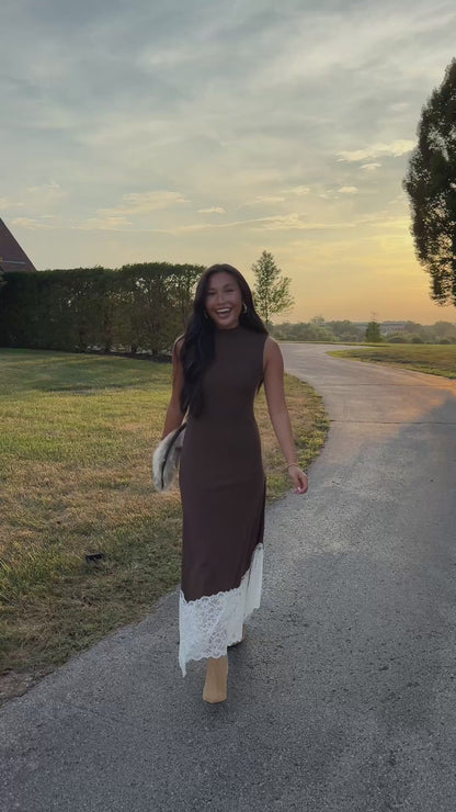 Stevi Lace Maxi Dress