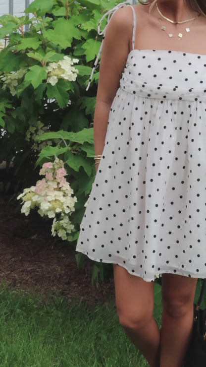 Venice Polka Dot Mini Dress