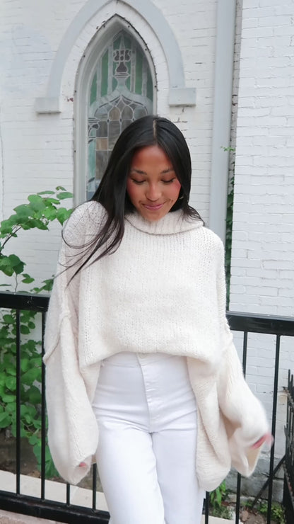 Adaline Chunky Sweater | Cream