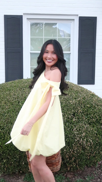 Blaine Mini Dress | Butter Yellow